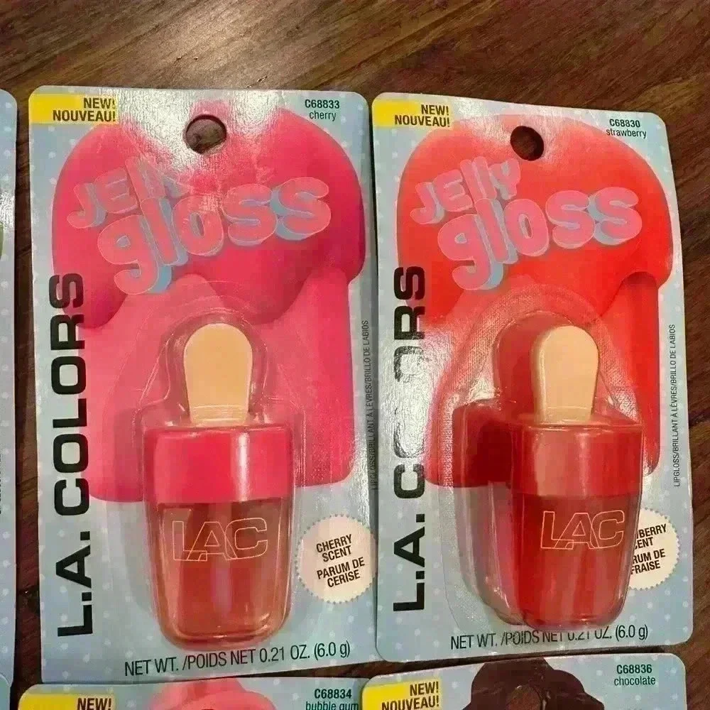 L.A. Colors ice cream and popsicle jelly gloss, lip balm and shimmer lip gloss